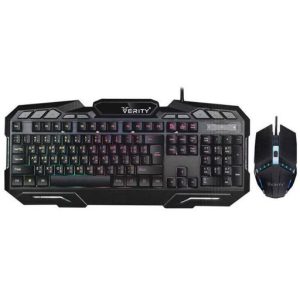 ست کیبورد و موس وریتی مدل GAMING KEYBOARD KITS VERITY V-KB6126GCW