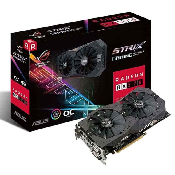 کارت گرافیک ایسوس مدل EX-RX570-O4G حافظه 4 گیگابایت