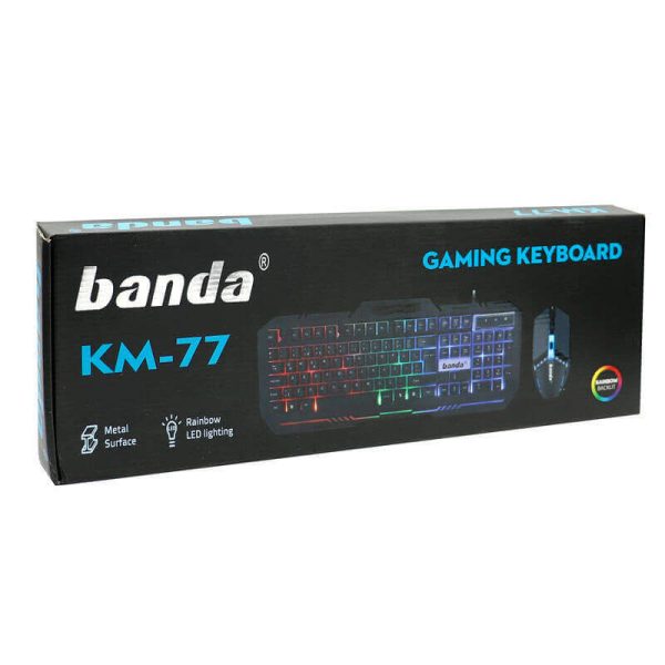 کیبورد گیمینگ BANDA KM_77