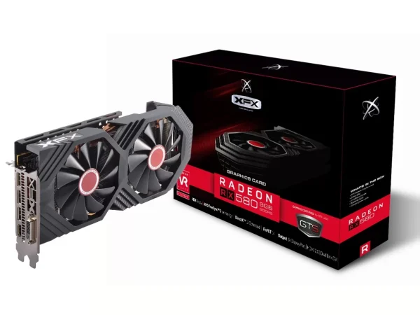 کارت گرافیک گیمینگ حرفه ای 8 گیگ ایکس اف ایکس مدل XFX RX 580 8G