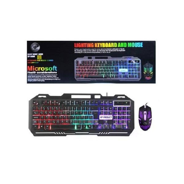 کیبورد و موس گیمینگ RGB برند ایکس پی پروداکت مدل XP-9400